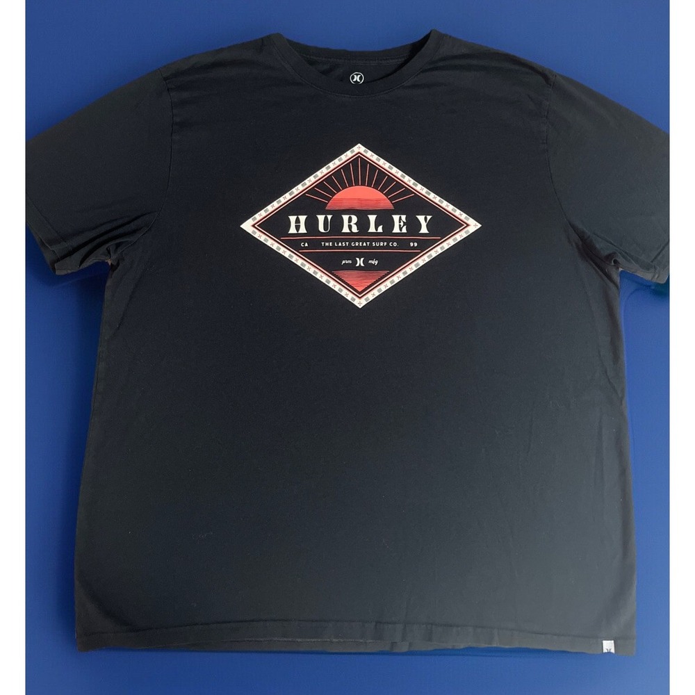 Hurley‎ Men's All Day Graphic Tee Black Size XXL